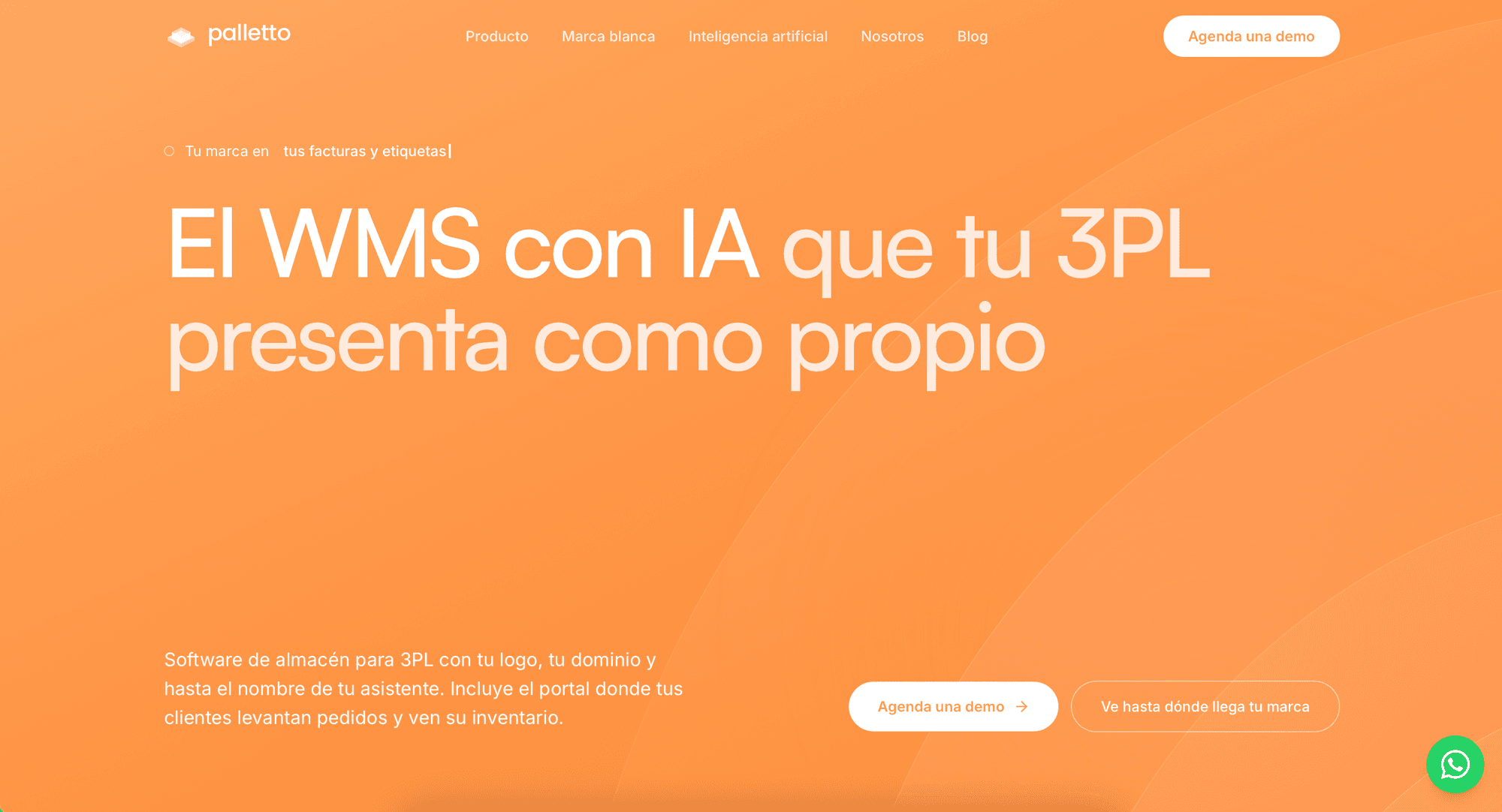 Sitio web de Palletto